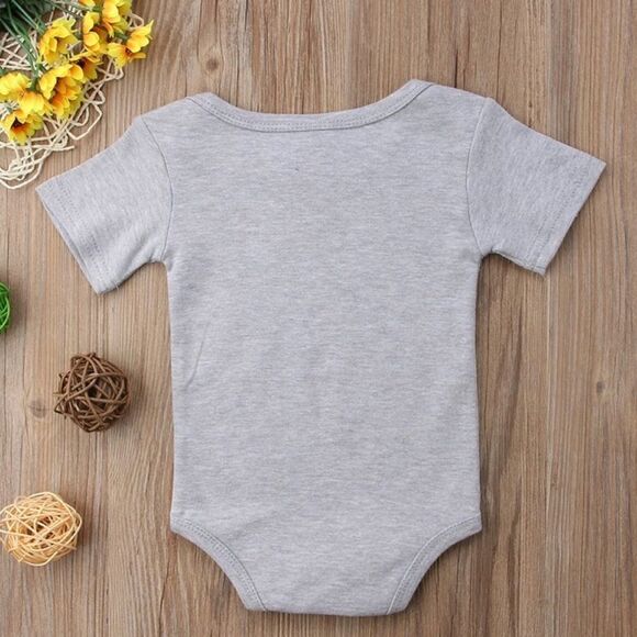 AUNTIE’S LITTLE MAN Onesie 6-9 Months - Picture 4 of 5